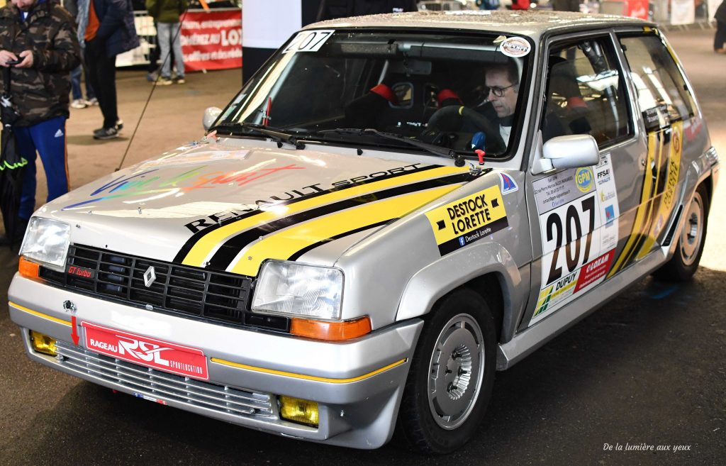 Rallye de la Vienne 2023 photographe De la lumière aux yeux RENAULT 5GT TURBO Damien CHAPOTOT/Justine CHAPOTOT