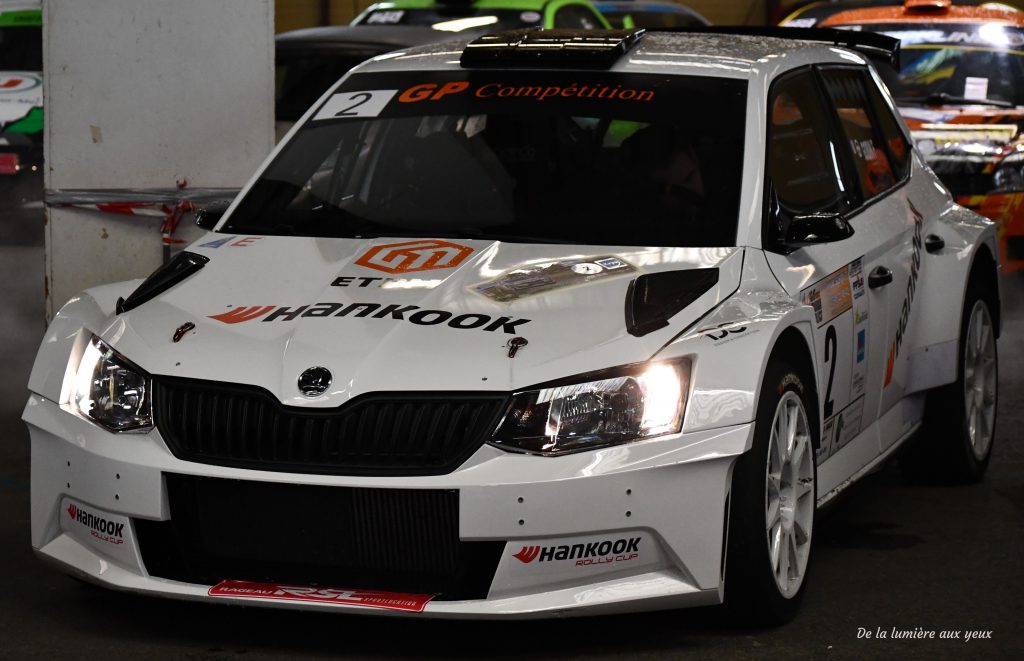 Rallye de la Vienne 2023 photographe De la lumière aux yeux SKODA Fabia Frédéric GOBIN/ Sébastien MONDOU