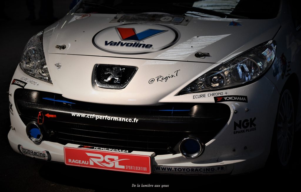 Rallye de la Vienne 2023 photographe De la lumière aux yeux PEUGEOT 207 RC Lucas MARTIN/Florentin BOUTIN