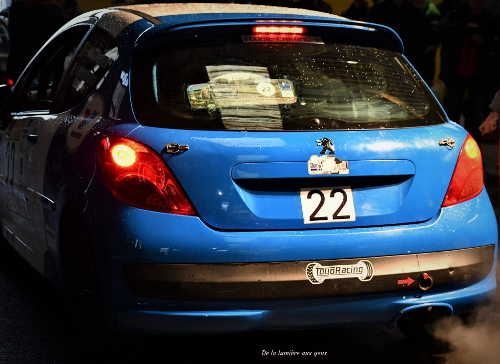 Rallye de la Vienne 2023 photographe De la lumière aux yeux PEUGEOT 207 RC Lucas MARTIN/Florentin BOUTIN