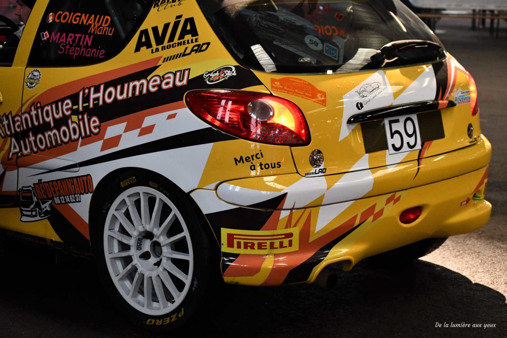 Rallye de la Vienne 2023 photographe De la lumière aux yeux PEUGEOT 206 RC N3 Emmanuel COIGNAUD/Stéphanie MARTIN