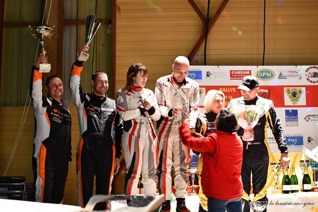 Rallye de la Vienne 2023 photographe De la lumière aux yeux Le podium!