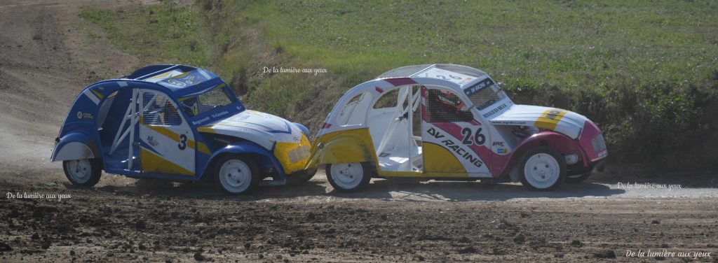 Fol'Car et 2 cv cross circuit Orléans Sougy 2 et 3 septembre 2023 photographe De la lumière aux yeux