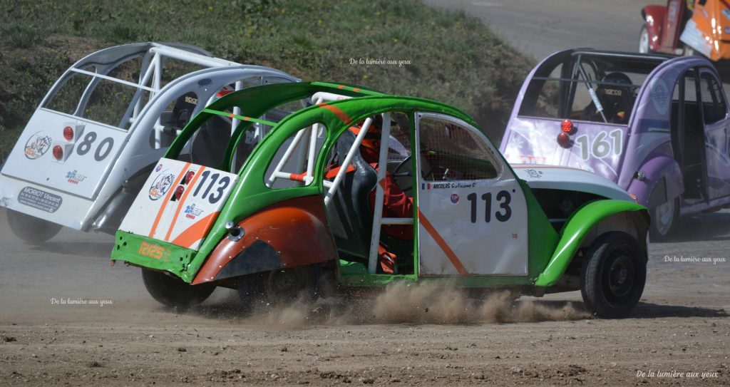 Fol'Car et 2 cv cross circuit Orléans Sougy 2 et 3 septembre 2023 photographe De la lumière aux yeux