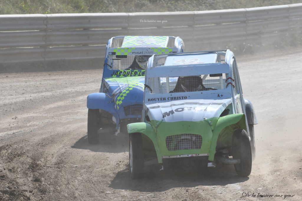 Fol'Car et 2 cv cross circuit Orléans Sougy 2 et 3 septembre 2023 photographe De la lumière aux yeux